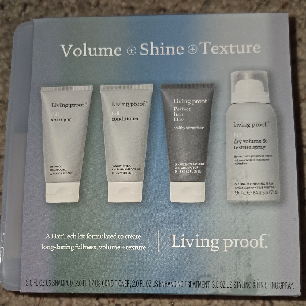 Living Proof Skincare Kit - Gray and White